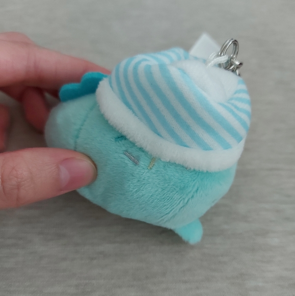 San x sumikko gurashi ice cream series mystery box blue dinosaur plushy keychain - Picture 4 of 5